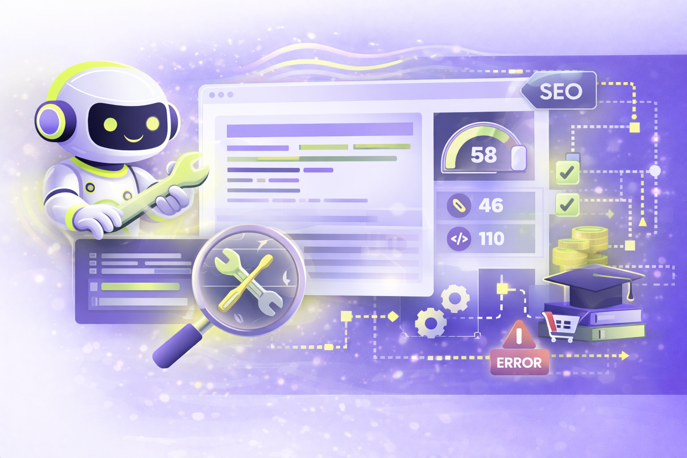 Technical SEO optimization queue for website ranking improvements